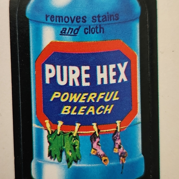 🧙‍♀️ Vintage 1973 Wacky Packages Sticker - "Pure Hex" Trading Card Collectible✨ - Picture 4 of 10